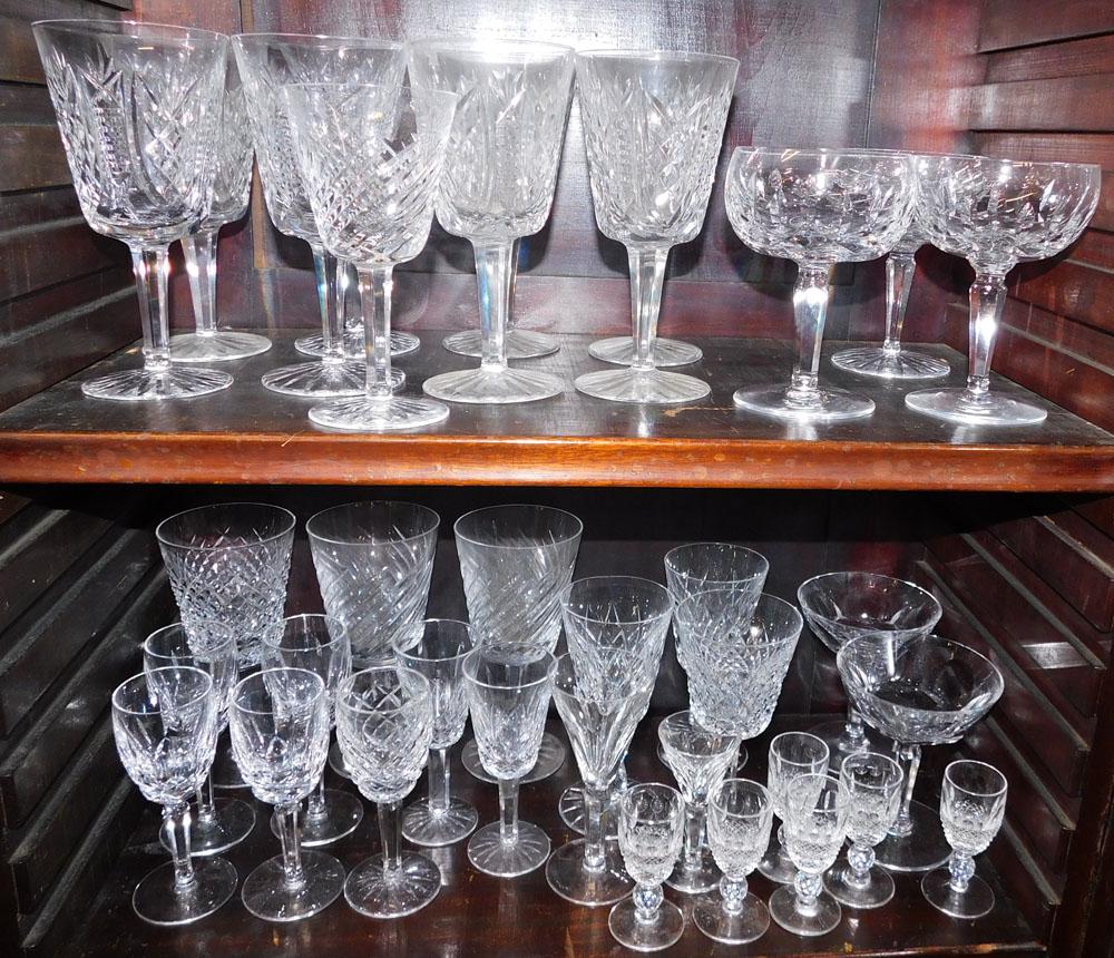 35 Pc Waterford Stemware (1 of 4)