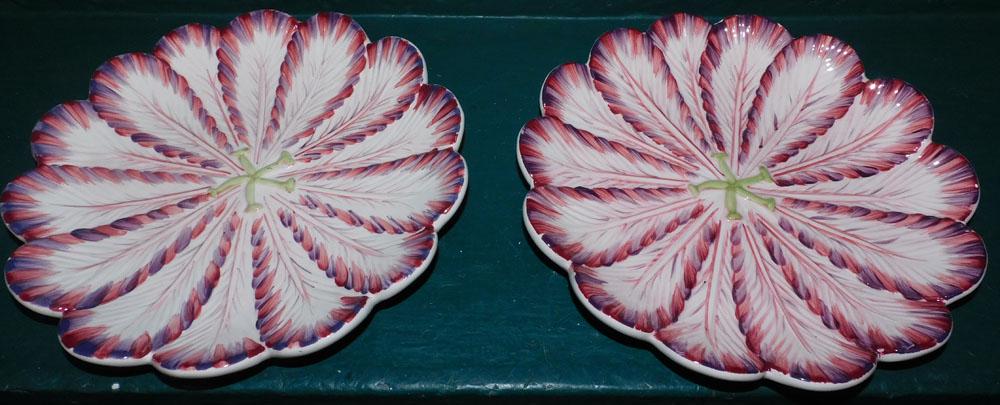 Pair of Paint Decorated Mottahedeh Plates: Pair of Paint Decorated Mottahedeh Plates . 8 1/4" Dia PLEASE REFER TO OUR "TERMS OF SALE" FOR FULL DISCLOSURE OF OUR POLICY. THANK YOU!"