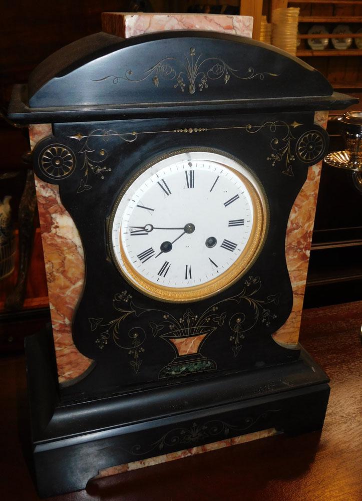 Antique French Marble Mantel Clock (1 of 5)