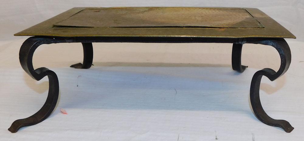 19th C Brass & Wrought Iron Trivet (1 of 3)