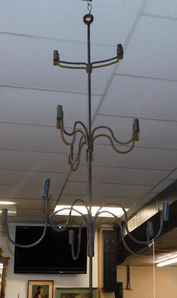 Handmade Iron Candle Chandelier (1 of 4)