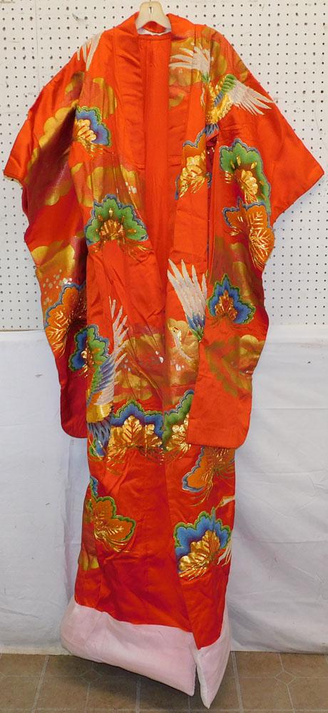 Oriental Silk Traditional Kimono Robe (1 of 8)