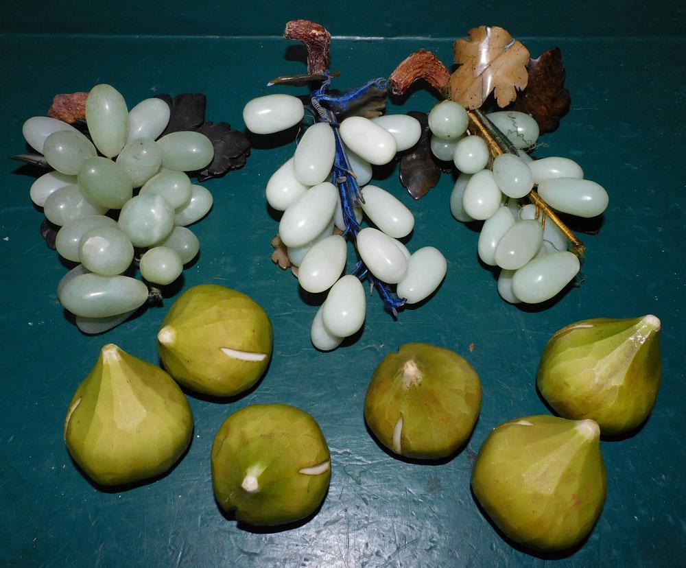 Lot of Stone & Jade Fruit (1 of 1)