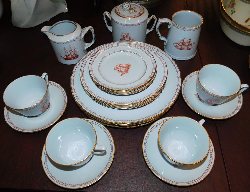 23 Pieces of Copeland Spode, (Trade Winds Pattern) (1 of 6)