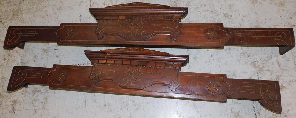 Pair of Walnut Victorian Adjustable Window Balances (1 of 4)