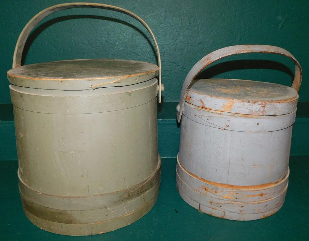 Two Painted Sugar Buckets (1 of 3)