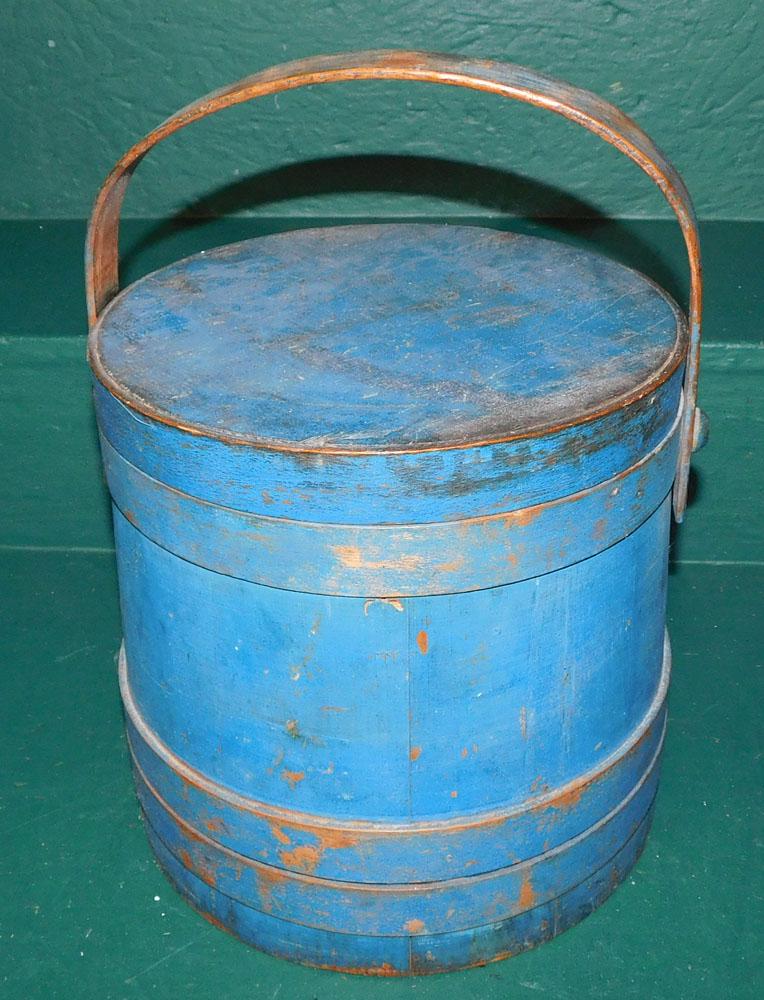 Small Painted Sugar Bucket (1 of 2)