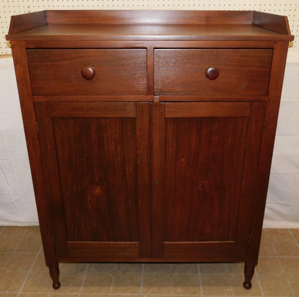 19th C Walnut Jelly Cupboard (1 of 8)