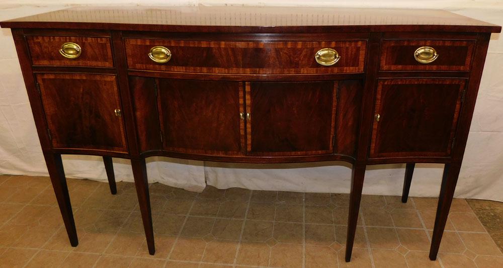 Mahogany Satinwood Banded Sideboard By Hickory Chair (1 of 11)