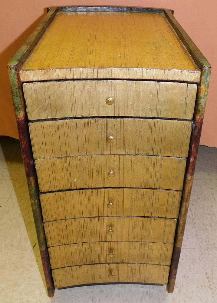 Maitland Smith Leather Book Form End Table (1 of 5)