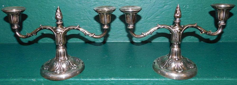 Pair Birks Sterling Weighted Candlesticks (1 of 2)