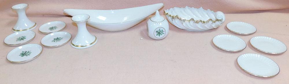 Lot Lenox Porcelain Items: Lot Lenox Porcelain Items. "ALL DESCRIPTIONS AND ANY CONDITION STATEMENT GIVEN BY LANGSTON AUCTION GALLERY ARE STRICTLY OPINIONS AND LANGSTON'S SHALL HAVE NO RESPONSIBILITY FOR ERRORS OR OMISSIONS. TH