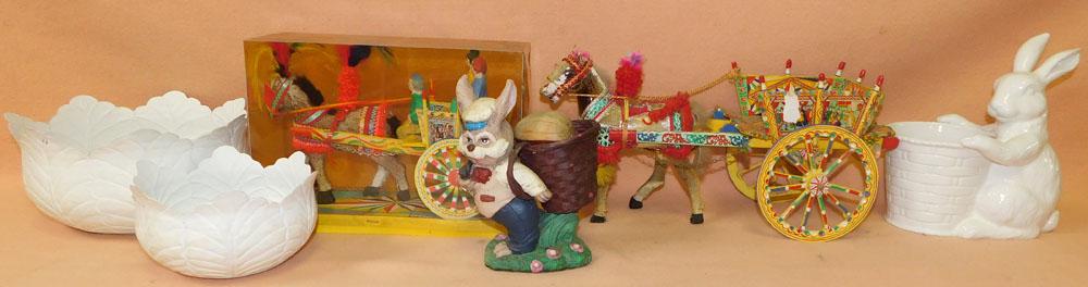 Lot Porcelain - Metal - Wood Decorator Items (1 of 2)