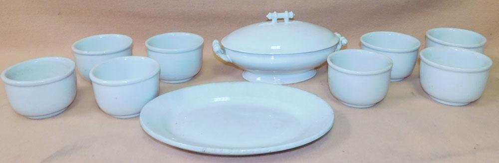 Lot Ironstone Items: Lot Ironstone Items. "ALL DESCRIPTIONS AND ANY CONDITION STATEMENT GIVEN BY LANGSTON AUCTION GALLERY ARE STRICTLY OPINIONS AND LANGSTON'S SHALL HAVE NO RESPONSIBILITY FOR ERRORS OR OMISSIONS. THE ABSE