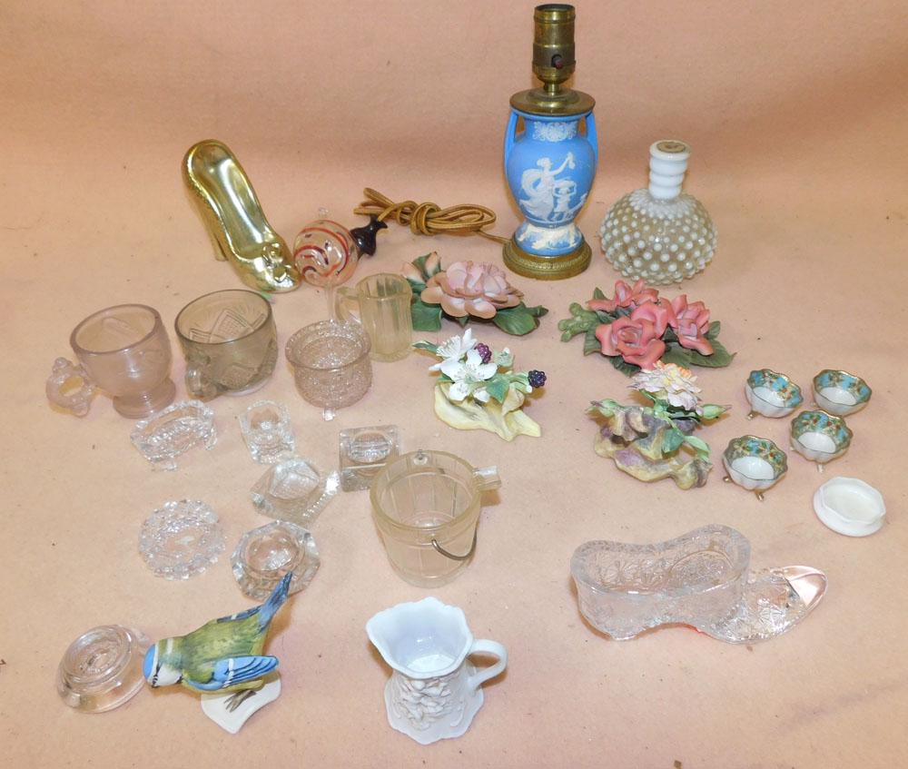 Lot Misc. Glass & Porcelain Items (1 of 3)