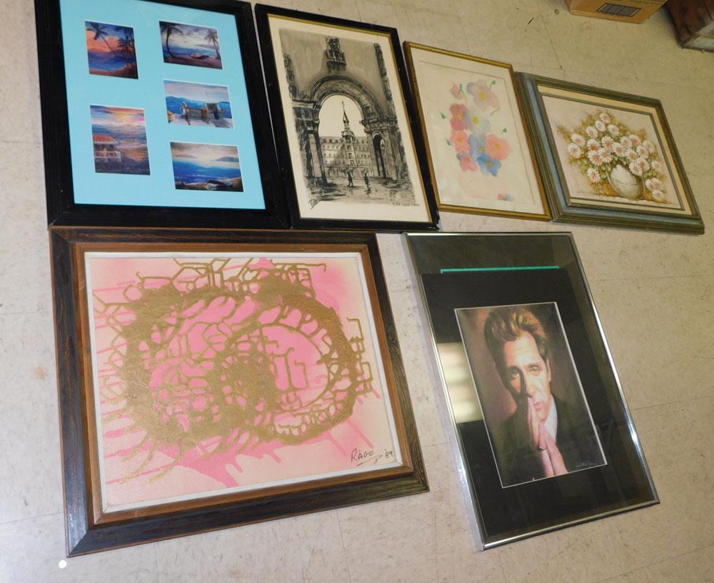 Lot Framed Artwork (1 of 8)