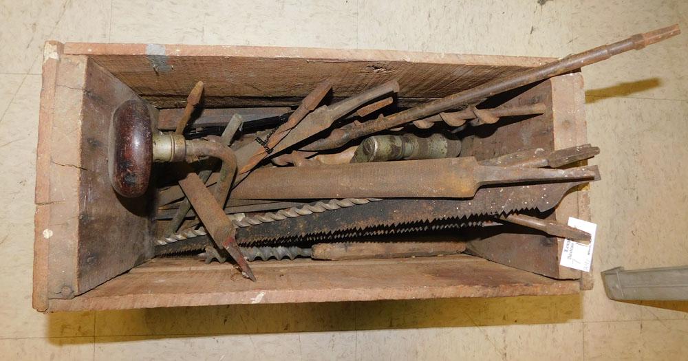 Lot Antique Drills - Files - Drill bits (1 of 2)