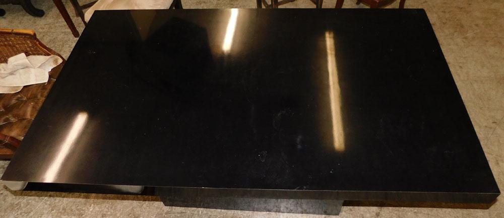 Black Lacquered Modern Dining Table (1 of 3)