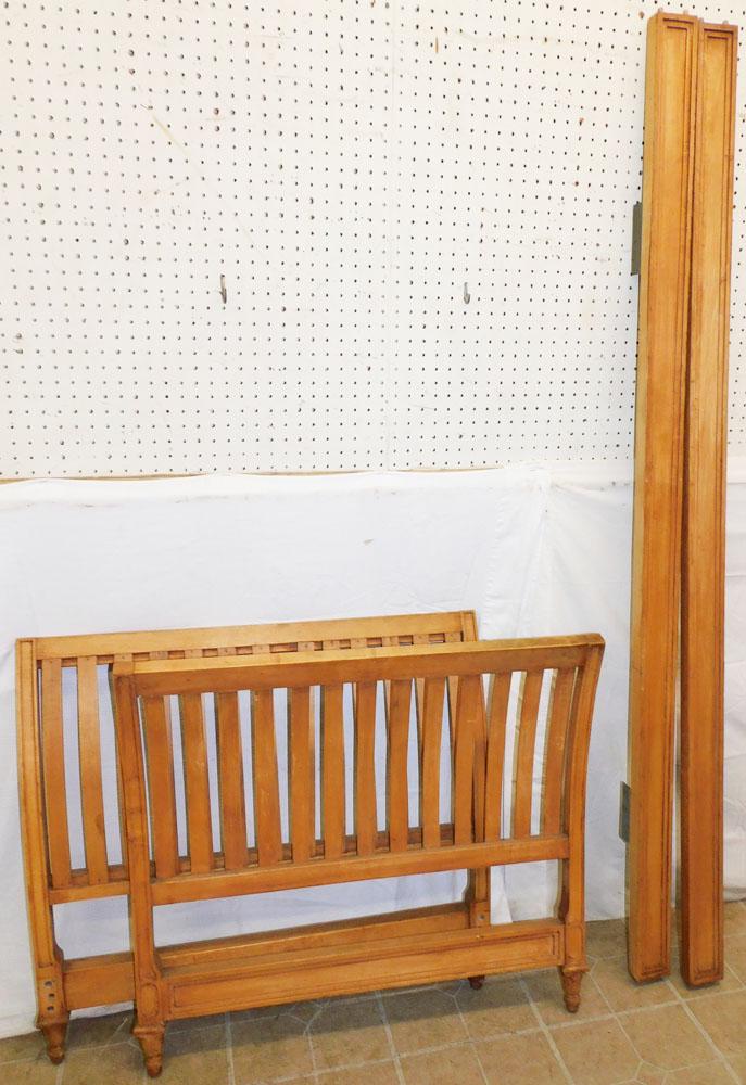 Maple Single Bed W/ Rails (1 of 3)