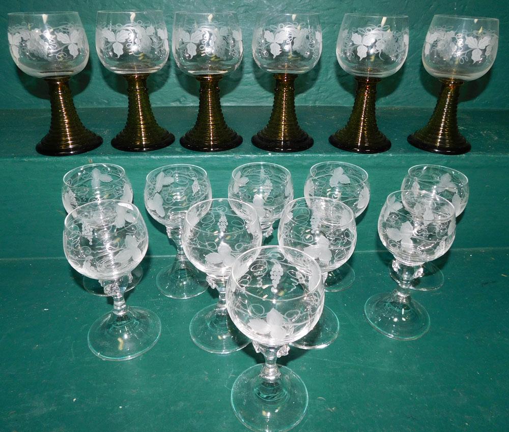 Lot Punch Glasses & Misc. Glassware (1 of 3)