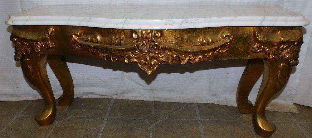 Gilt Marble Top Pier Mirror Base (1 of 4)