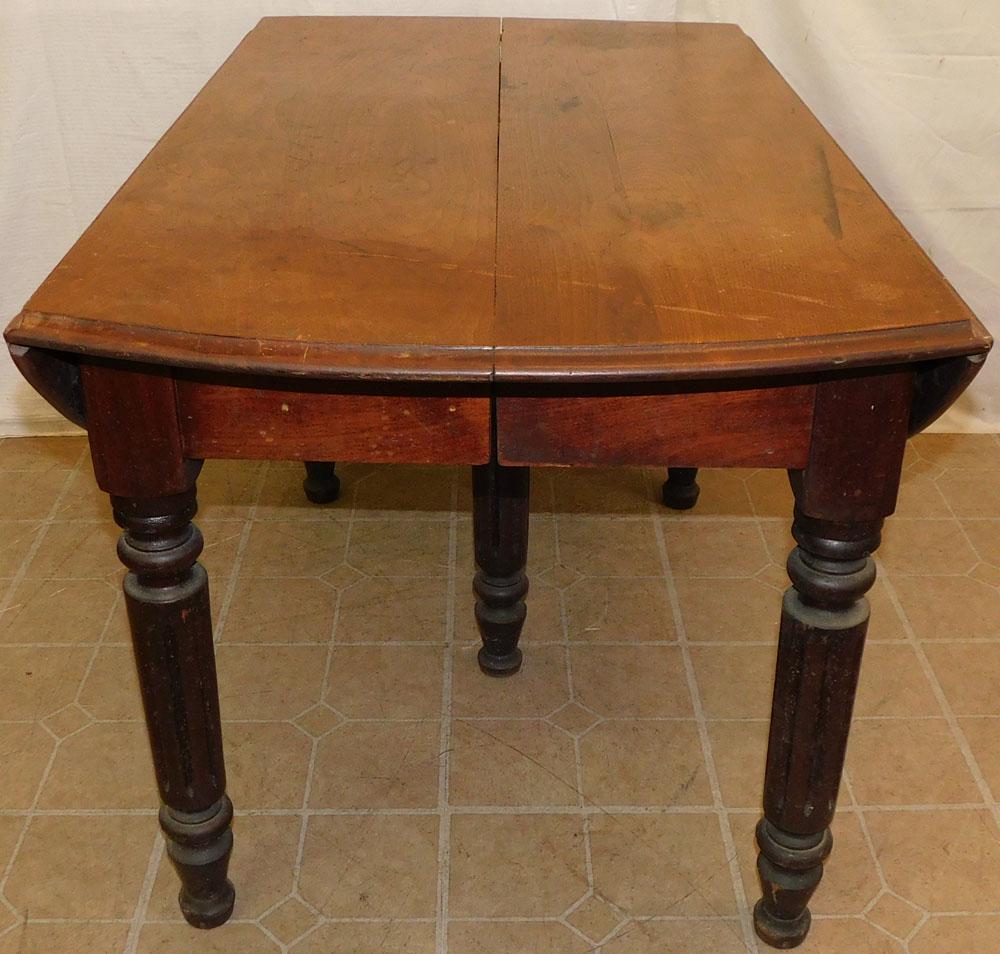 Antique Walnut Drop-Leaf Dining Table (1 of 3)