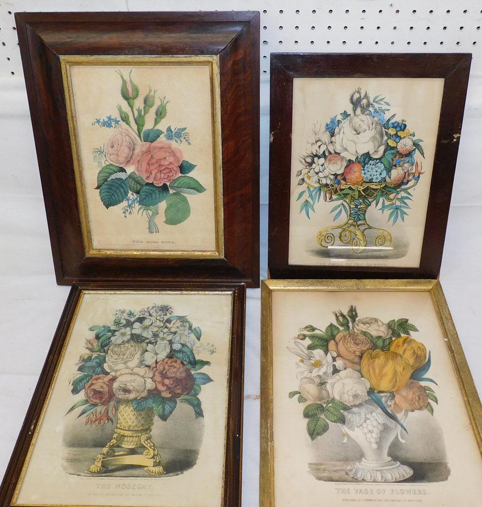 Lot Framed Colored Engravings (1 of 6)