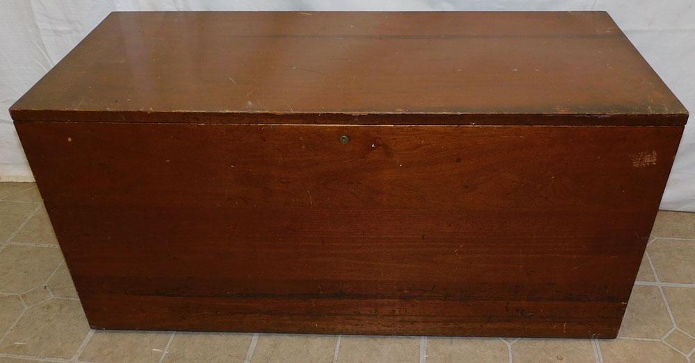 Cherry Blanket Chest W/ Carrying Handles (1 of 4)