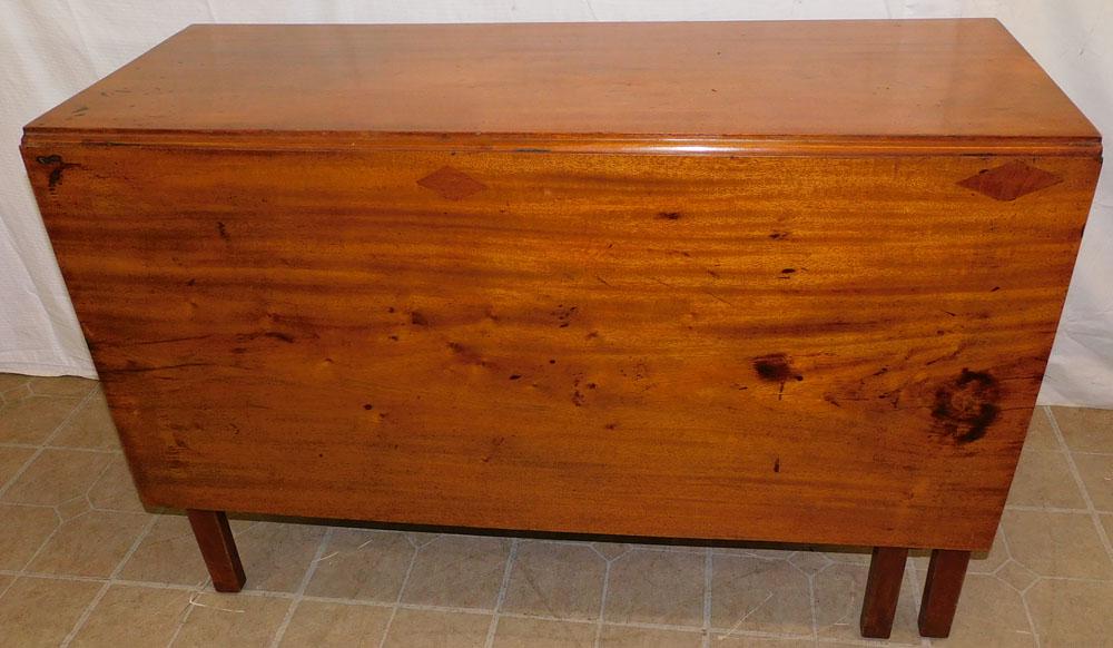 19th C Mahogany Drop Leaf Dining Table (1 of 6)