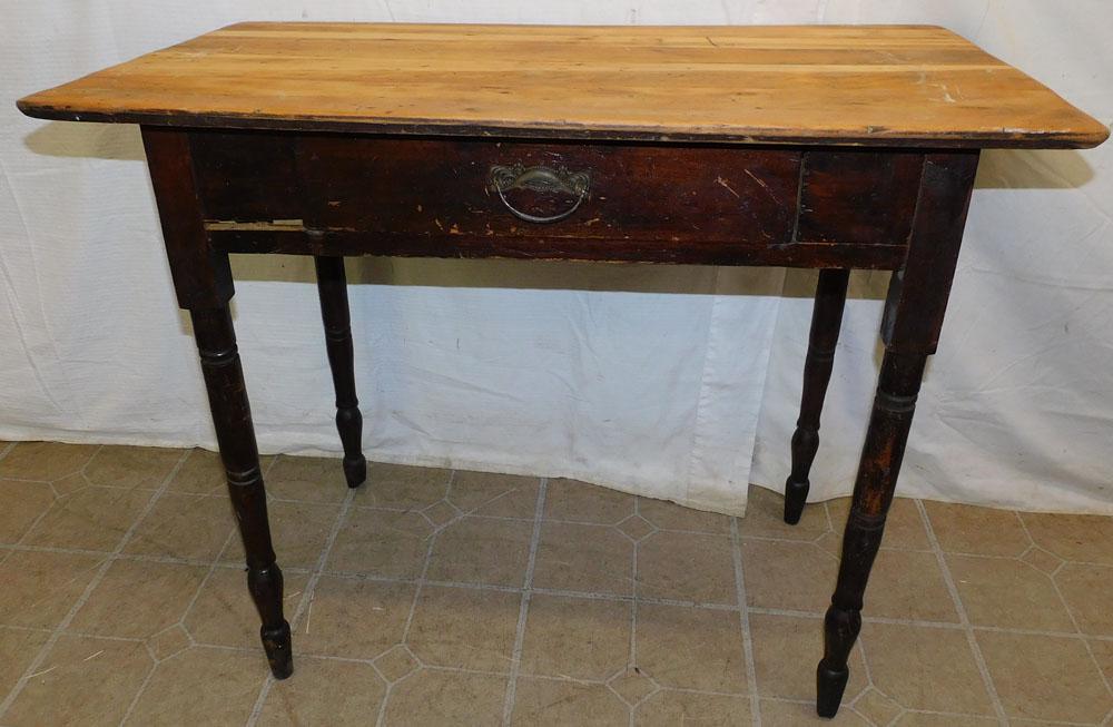 Antique Pine Farm Table (1 of 3)