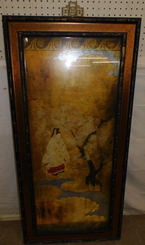 Oriental Faux Bamboo Framed Print (1 of 5)