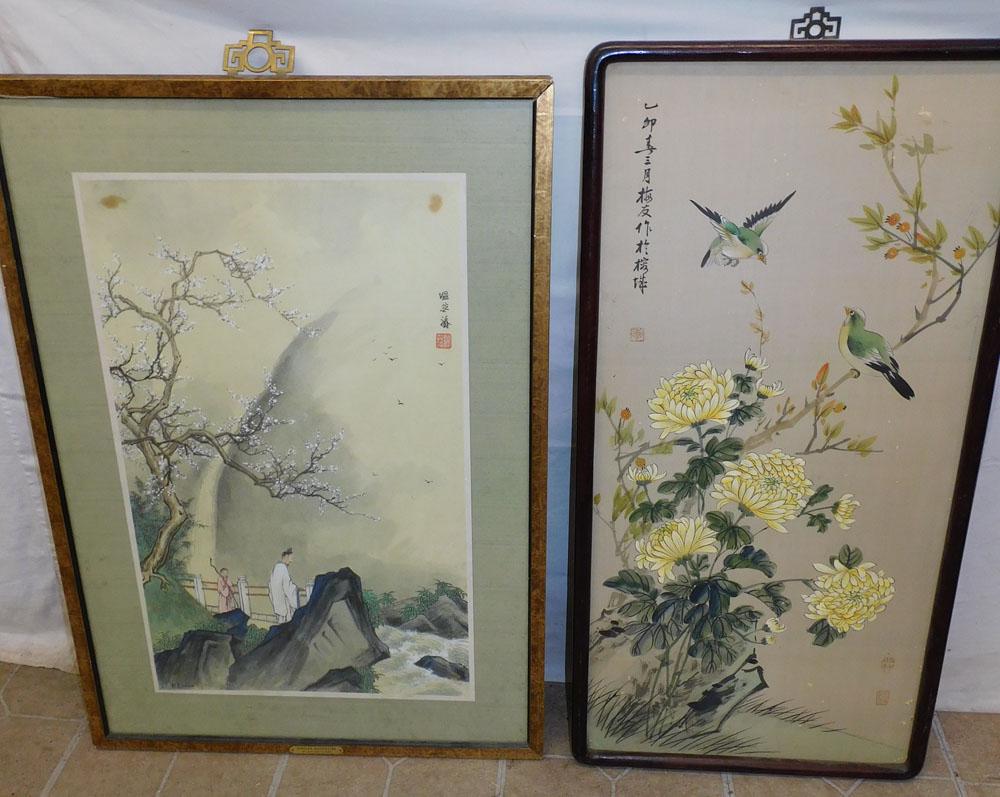 Lot 2 Oriental Framed Prints (1 of 4)