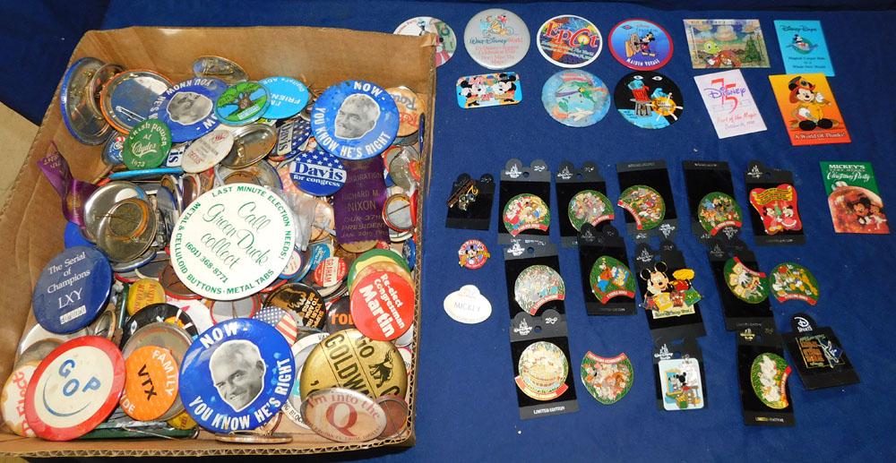 Lot Vintage Pins & Buttons (1 of 5)