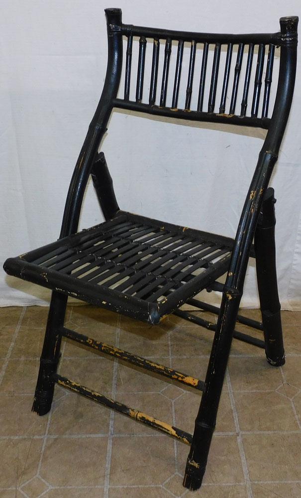 Bamboo Folding Side Chair (1 of 3)