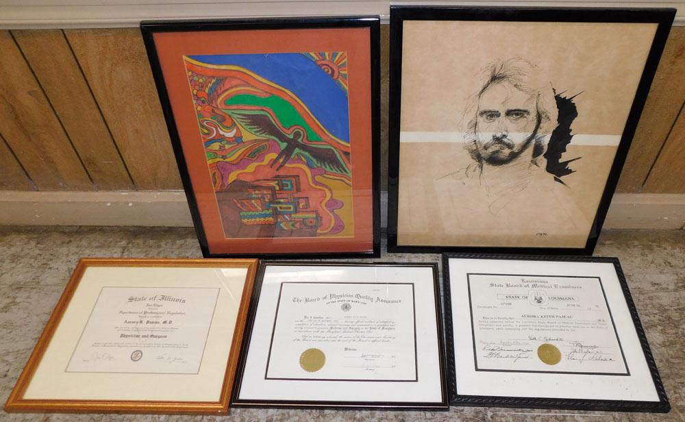 Framed Art Work & Frames (1 of 3)