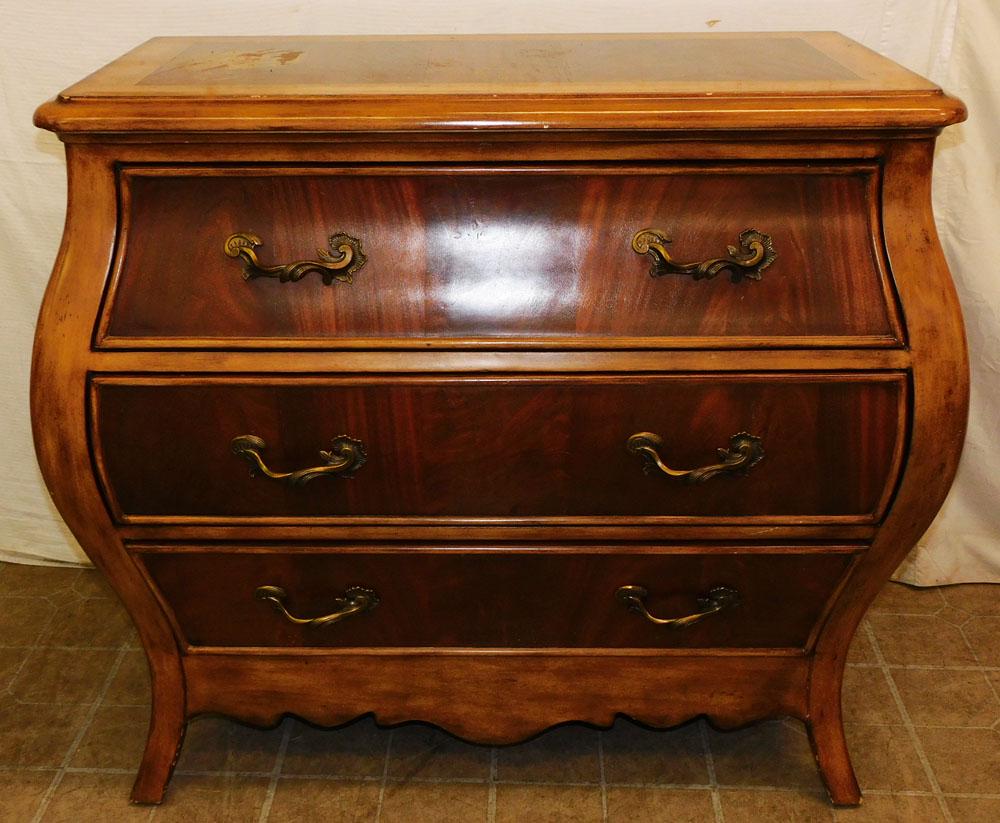 Mahogany 3 Drawer Bombay Commode (1 of 5)