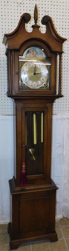 Cherry Grandfather Clock by Hamilton (1 of 7)