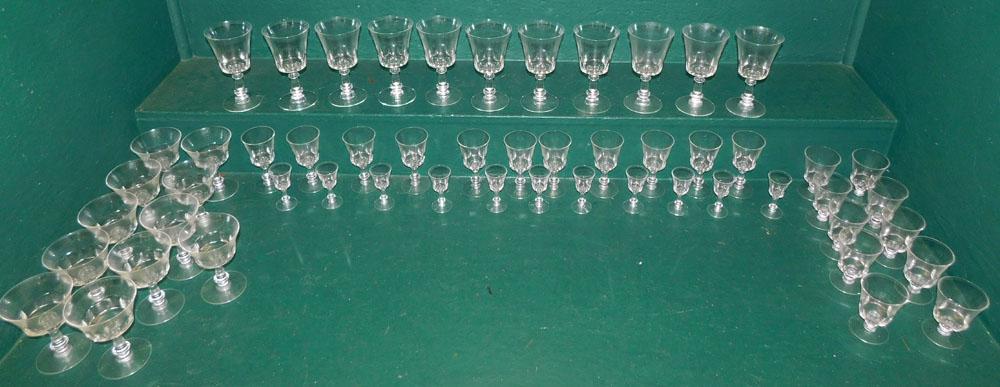 Lot of Clear Stemware (1 of 5)