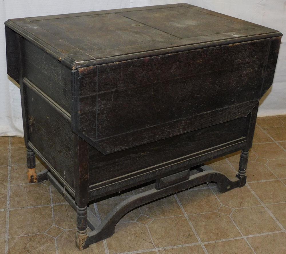 Antique Oak Drop-Leaf Cabinet (1 of 3)