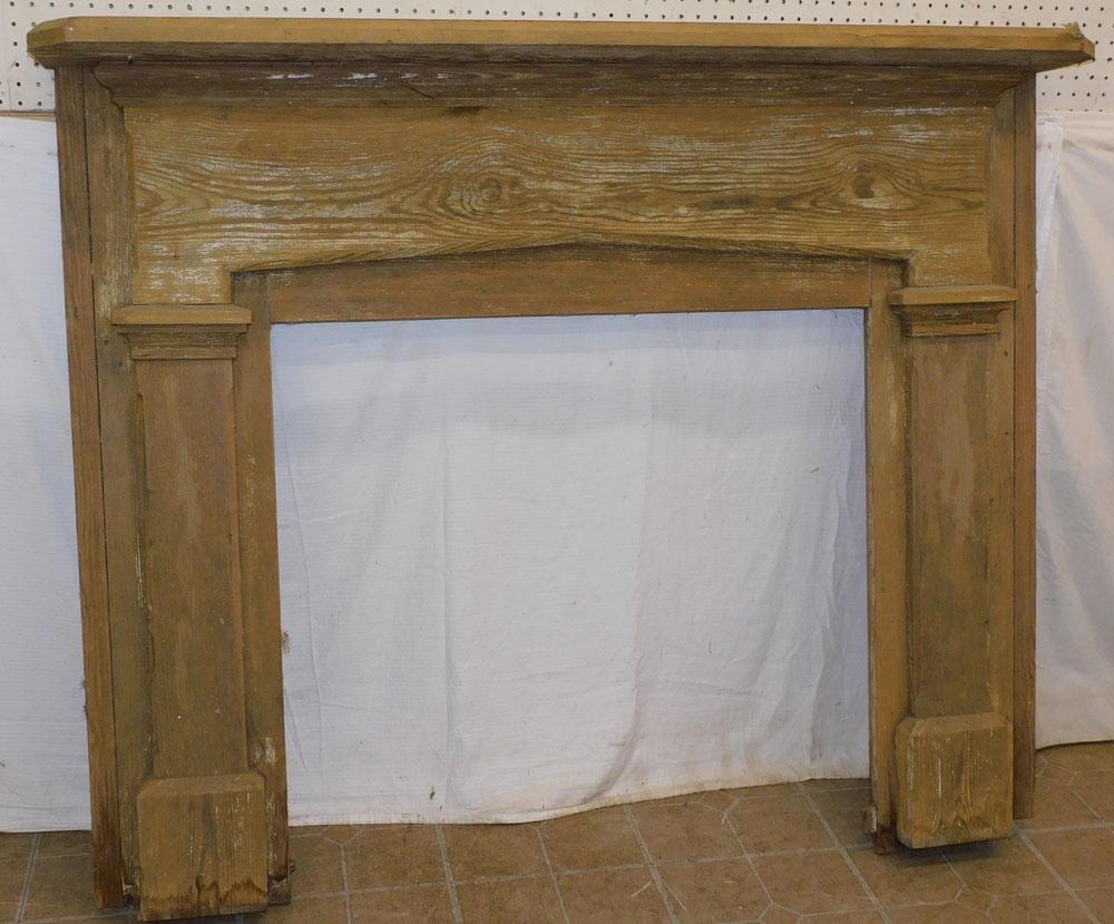 Antique NC Heart Pine Mantel (1 of 6)