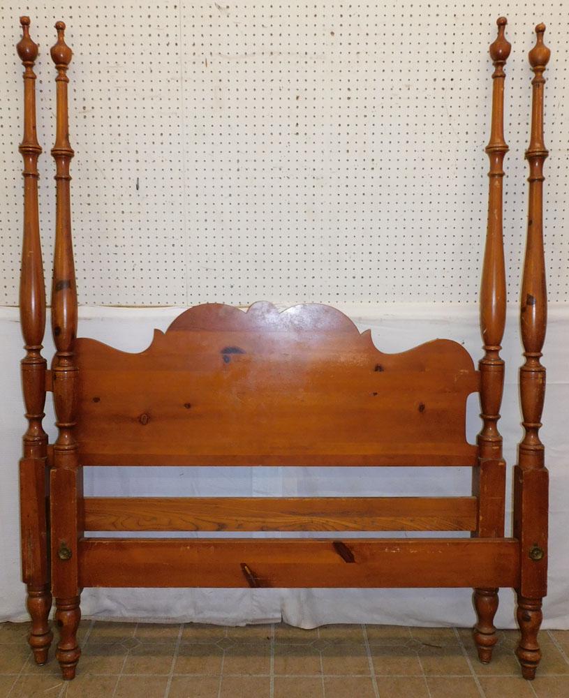 Pine 4 Poster Bed, (No Rails) (1 of 4)
