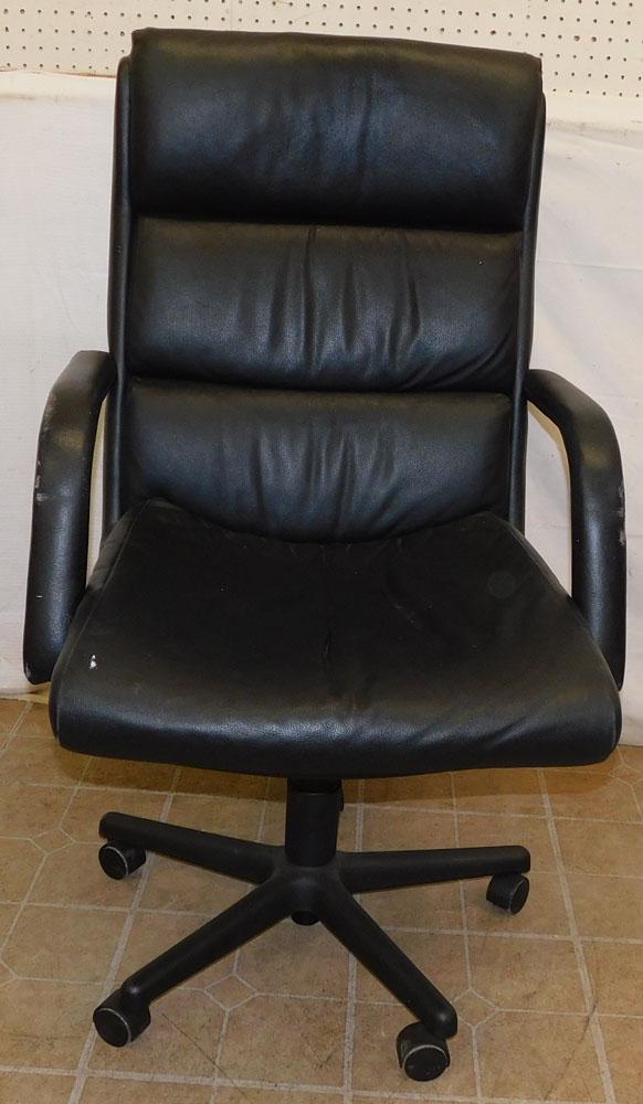 Vintage Leather Office Chair (1 of 2)