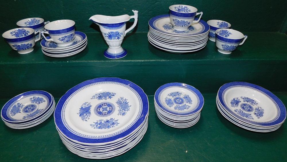 55 Pc Spode Copeland Fitzhugh Dinner Ware (1 of 6)