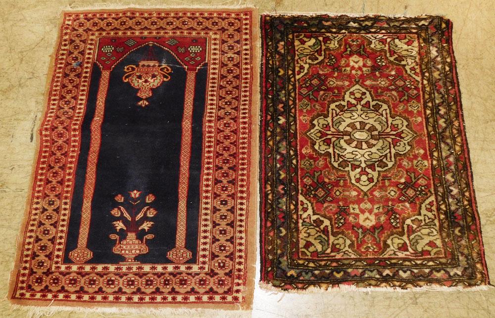 2' 0" X 2' 9" & 2'3" X 3'2" Handmade Oriental Rugs (1 of 6)