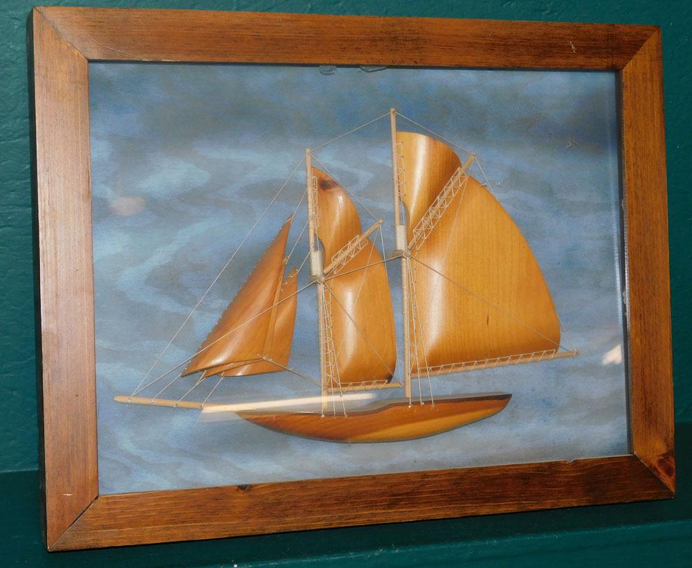 Framed Ship Diorama (1 of 3)