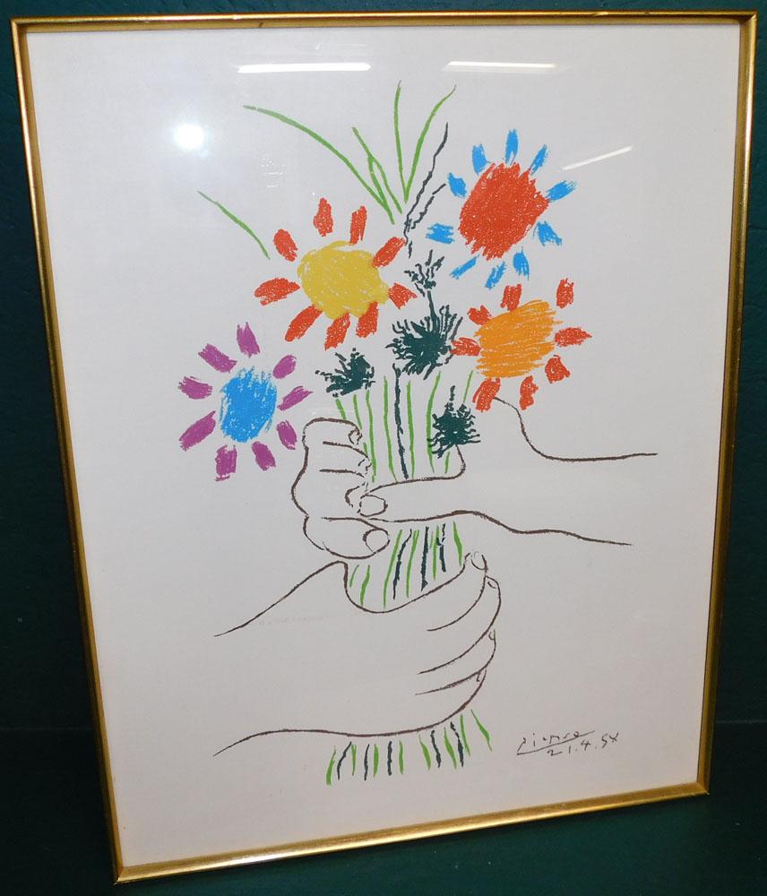 Framed Picasso Print (1 of 3)