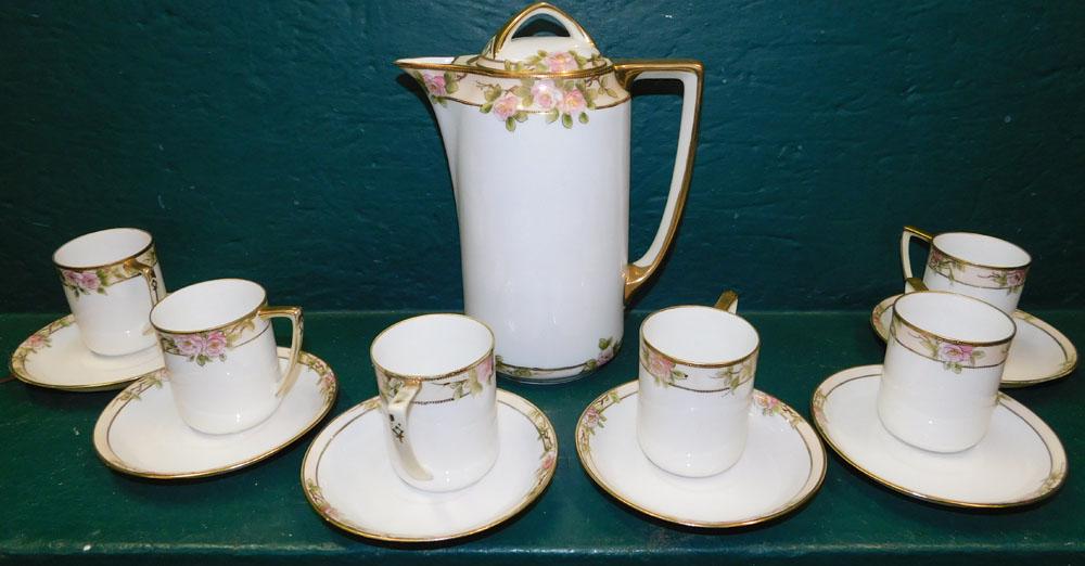 Hand Painted Nippon Chocolate Set (1 of 4)