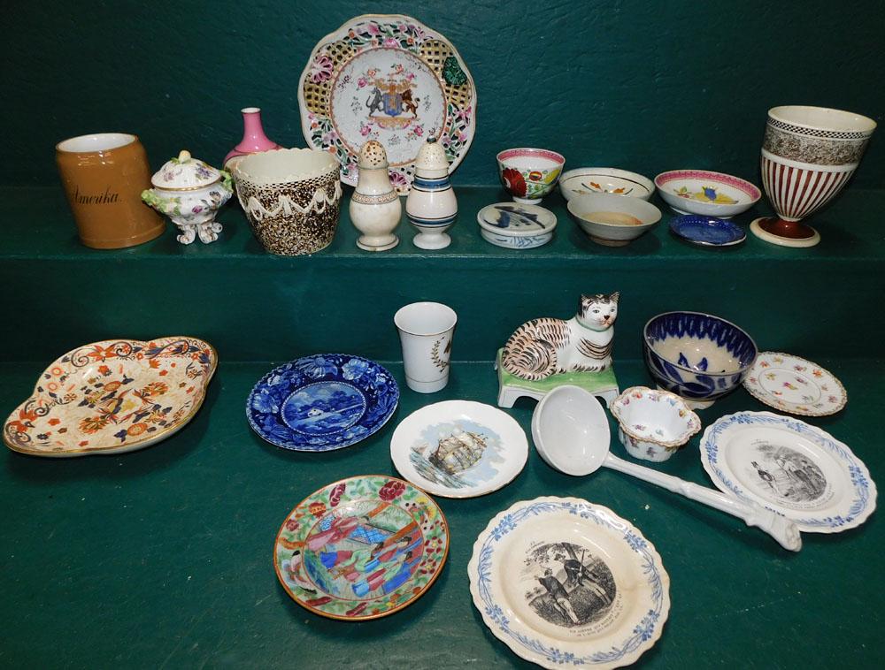 Lot Antique Porcelain Items (Some As Is) (1 of 10)