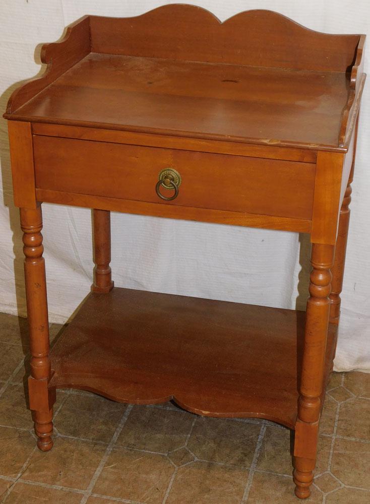19th C Cherry Wash Stand (1 of 5)