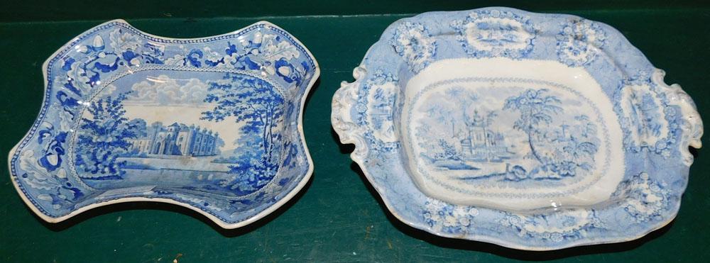 Two Antique Blue & White Transfer Bowls (1 of 6)